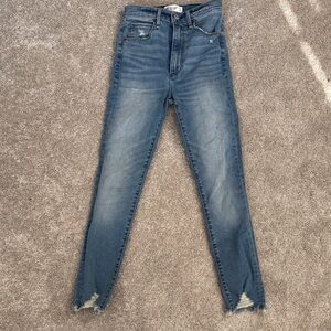 Abercrombie Light Wash High Rise Jeans